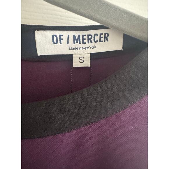 NWT Of Mercer Fit & Flare Dress – Plum with Black Trim – Size S - Picture 3 of 6